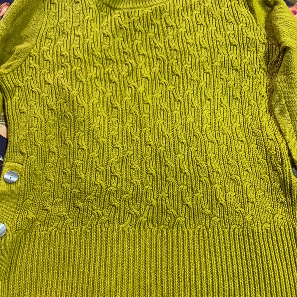 Side button sweater